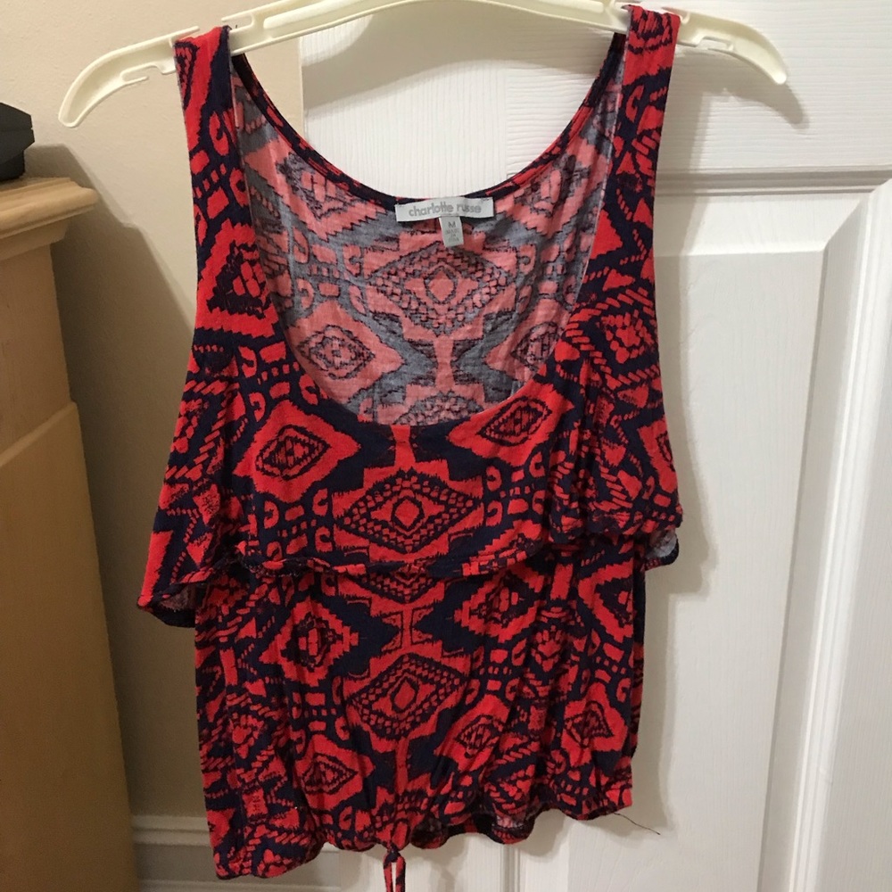 Ruffle tank